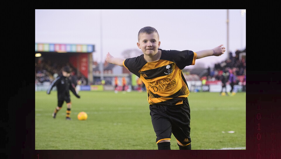 A matchday experience image from City’s 1-1 home draw against Huddersfield Town.