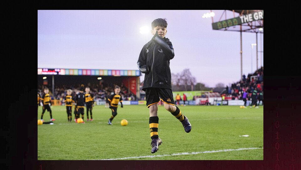 A matchday experience image from City’s 1-1 home draw against Huddersfield Town.