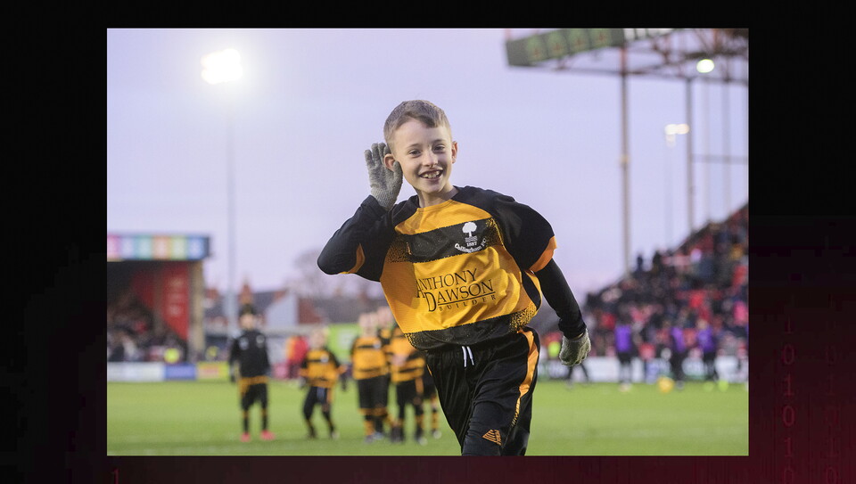 A matchday experience image from City’s 1-1 home draw against Huddersfield Town.