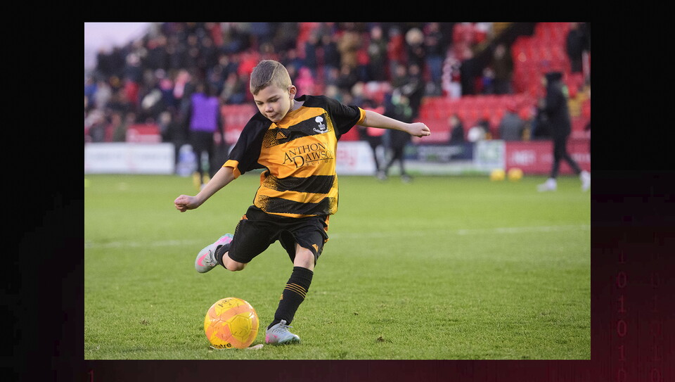 A matchday experience image from City’s 1-1 home draw against Huddersfield Town.