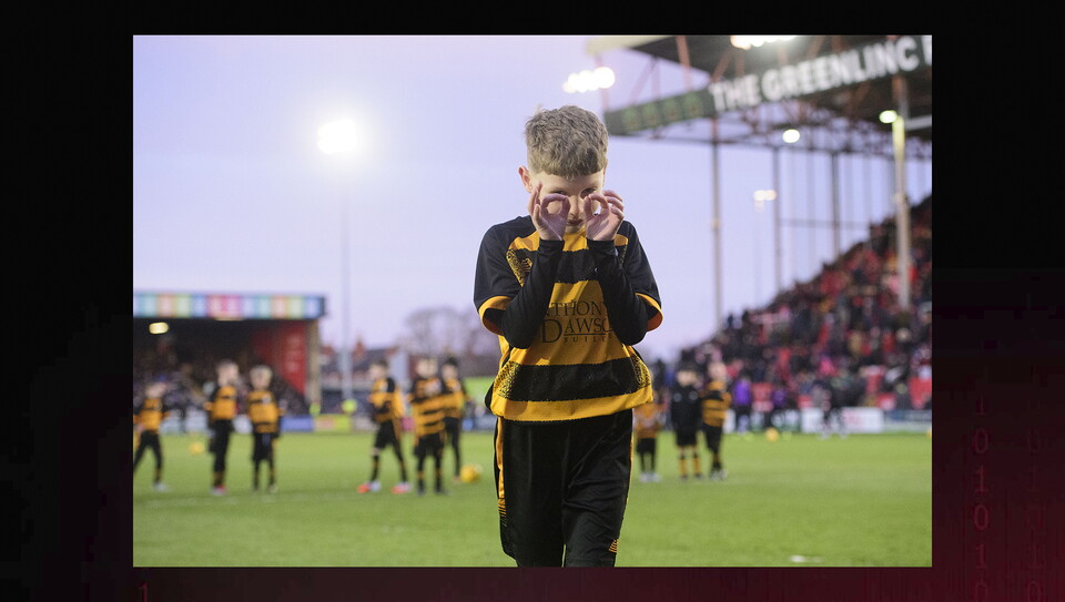 A matchday experience image from City’s 1-1 home draw against Huddersfield Town.