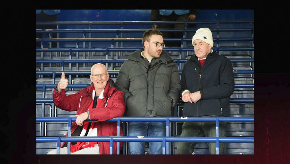 A fans image from City’s away draw at Luton
