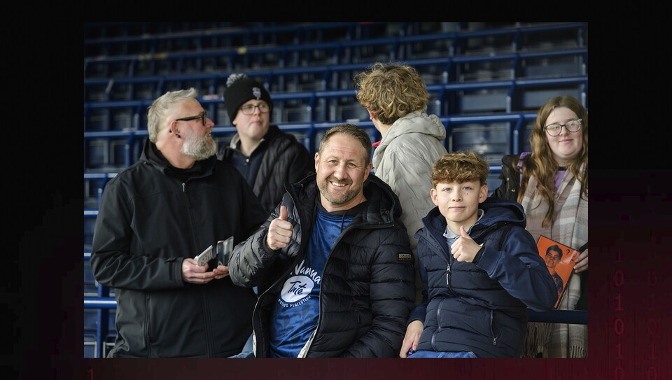 A fans image from City’s away draw at Luton