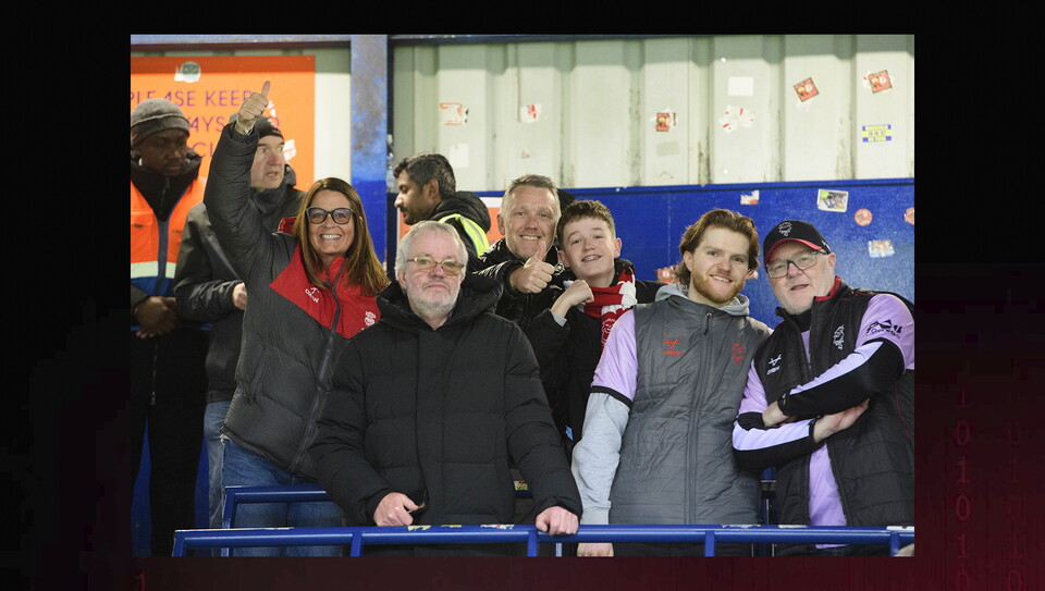 A fans image from City’s away draw at Luton
