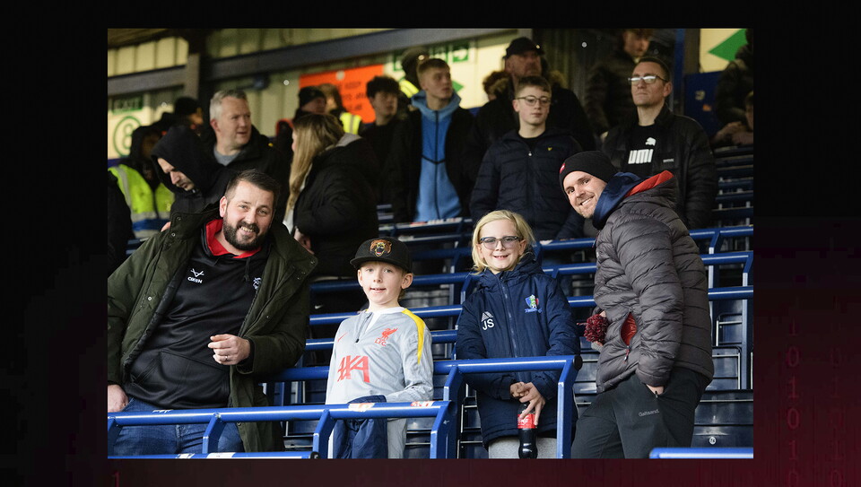 A fans image from City’s away draw at Luton