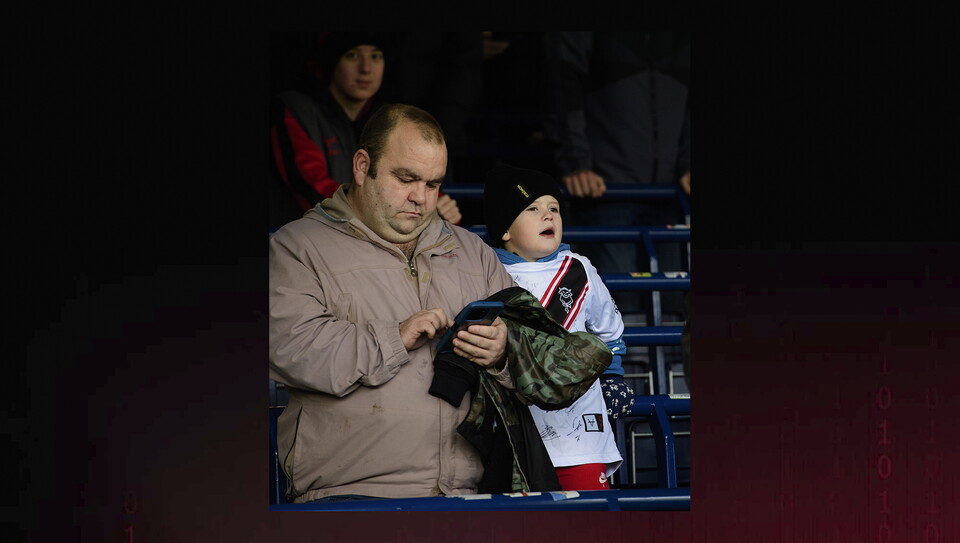 A fans image from City’s away draw at Luton