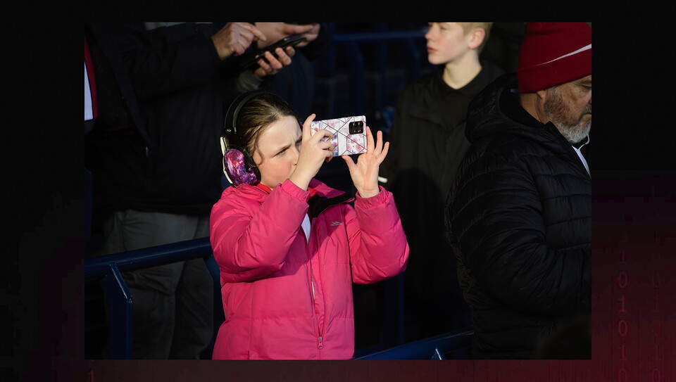 A fans image from City’s away draw at Luton