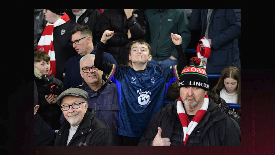 A fans image from City’s away draw at Luton