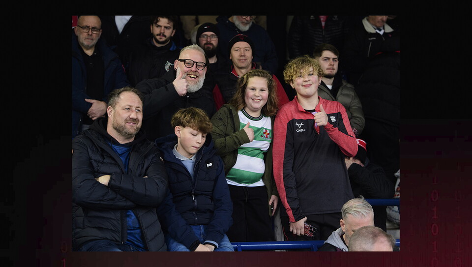 A fans image from City’s away draw at Luton