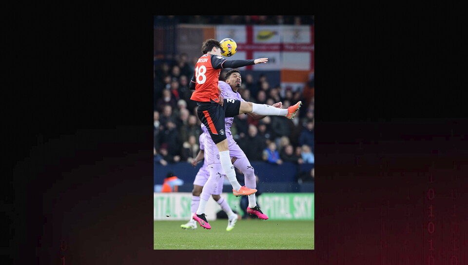 A match image from City’s away draw at Luton