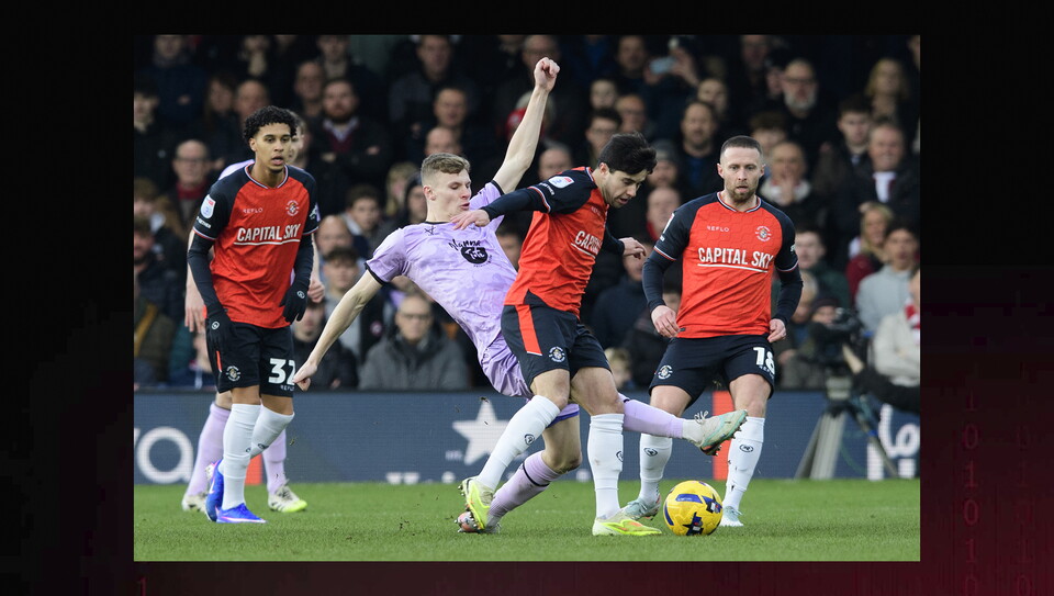 A match image from City’s away draw at Luton