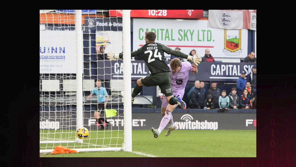A match image from City’s away draw at Luton