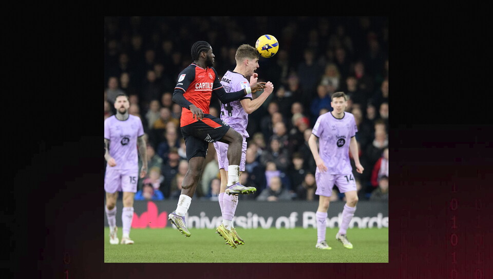 A match image from City’s away draw at Luton
