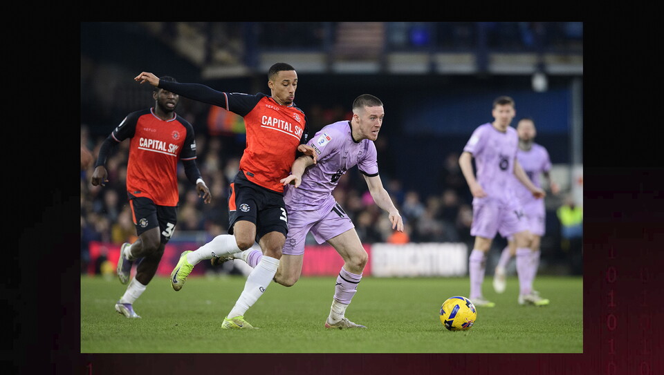 A match image from City’s away draw at Luton