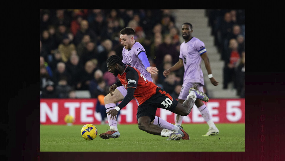 A match image from City’s away draw at Luton