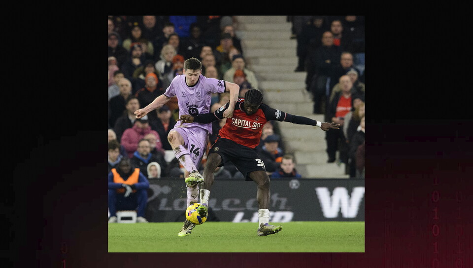 A match image from City’s away draw at Luton