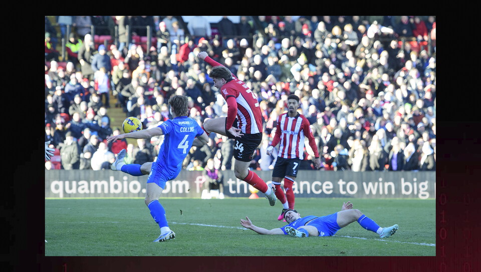 A match action photo from City’s 5-2 home win over Peterborough United.
