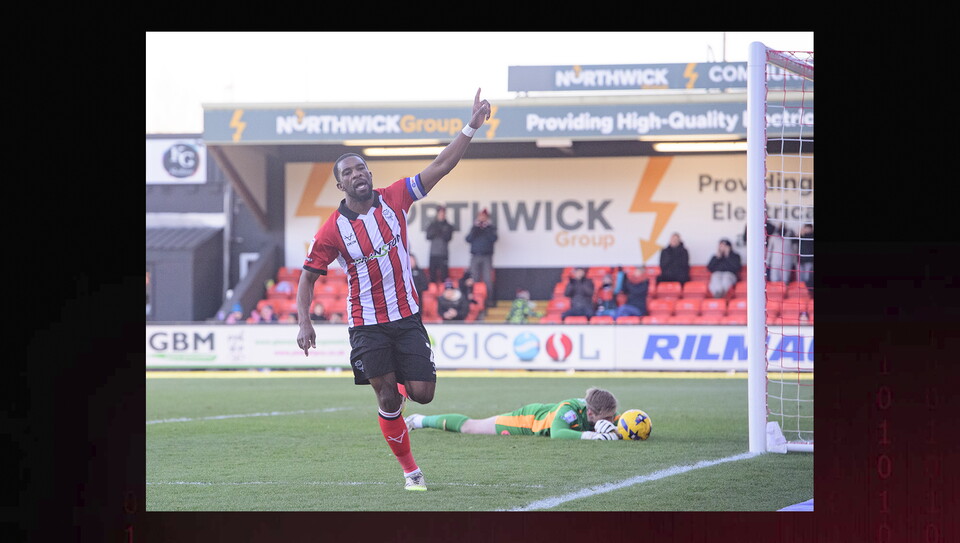 A match action photo from City’s 5-2 home win over Peterborough United.