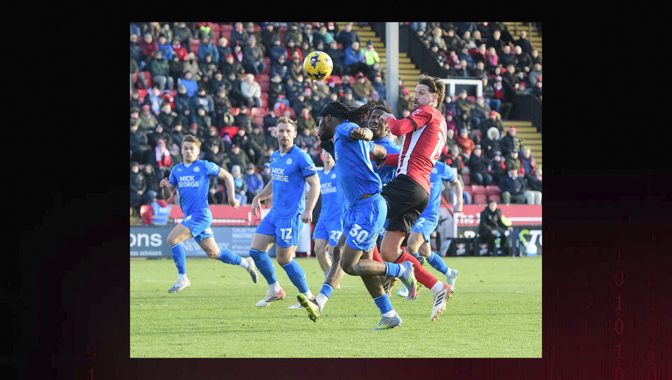 A match action photo from City’s 5-2 home win over Peterborough United.