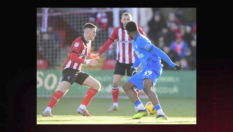 A match action photo from City’s 5-2 home win over Peterborough United.
