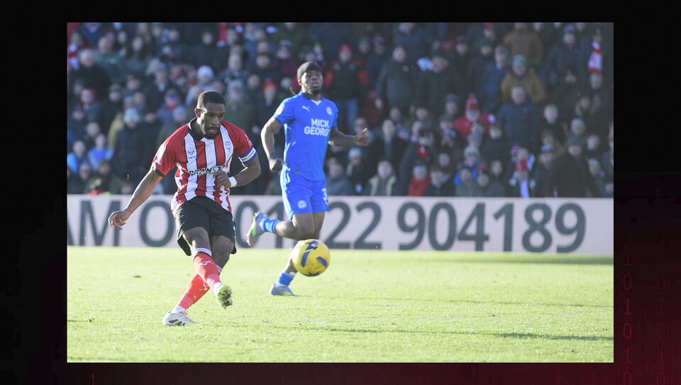 A match action photo from City’s 5-2 home win over Peterborough United.
