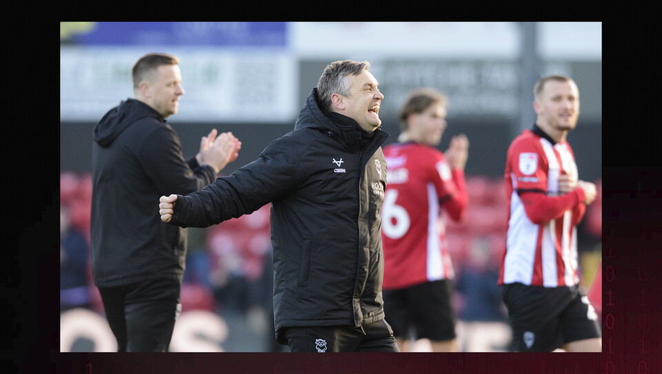 A match action photo from City’s 5-2 home win over Peterborough United.