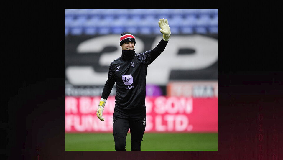 A match action photo from Wigan v Lincoln