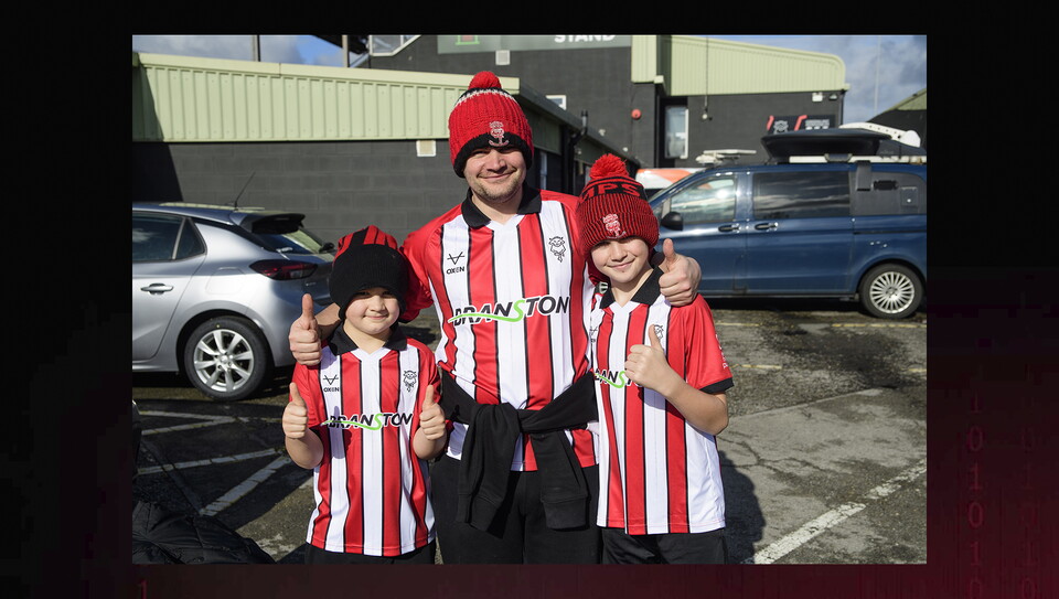 A fans image from City’s 4-0 home win over Blackpool