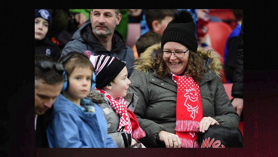 A fans image from City’s 4-0 home win over Blackpool