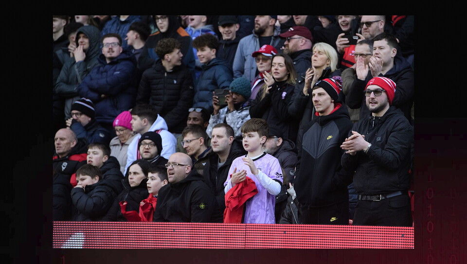 A fans image from City’s 4-0 home win over Blackpool