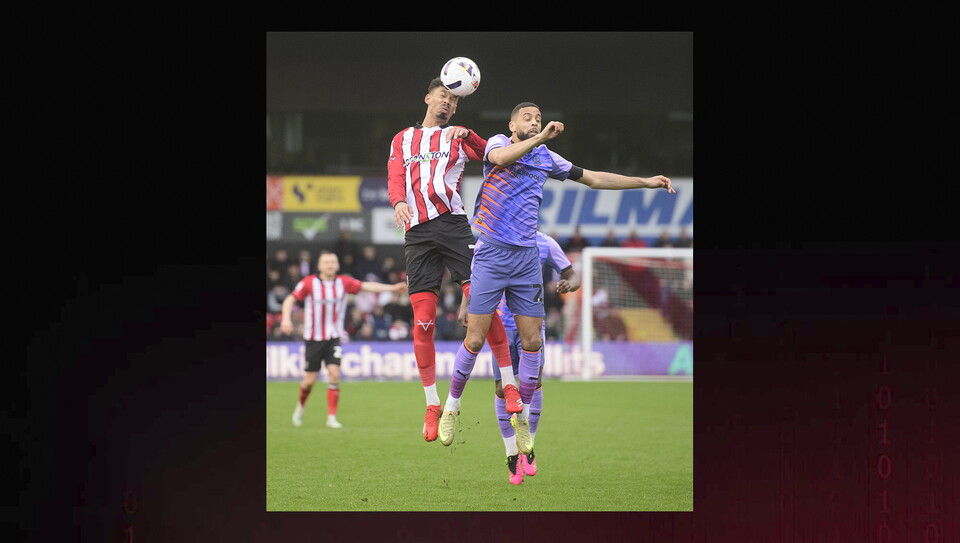 A match action image from City’s 4-0 home win over Blackpool