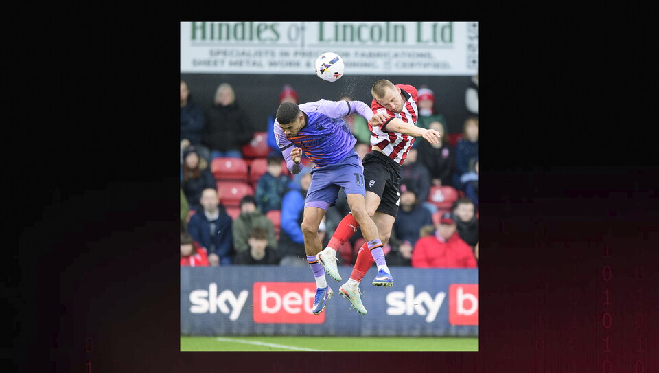 A match action image from City’s 4-0 home win over Blackpool