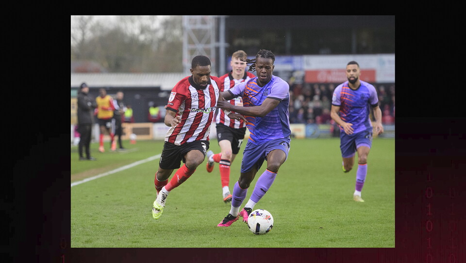 A match action image from City’s 4-0 home win over Blackpool