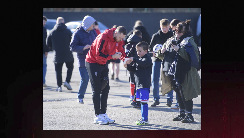 A fans photo from City’s home game against Bolton Wanderers