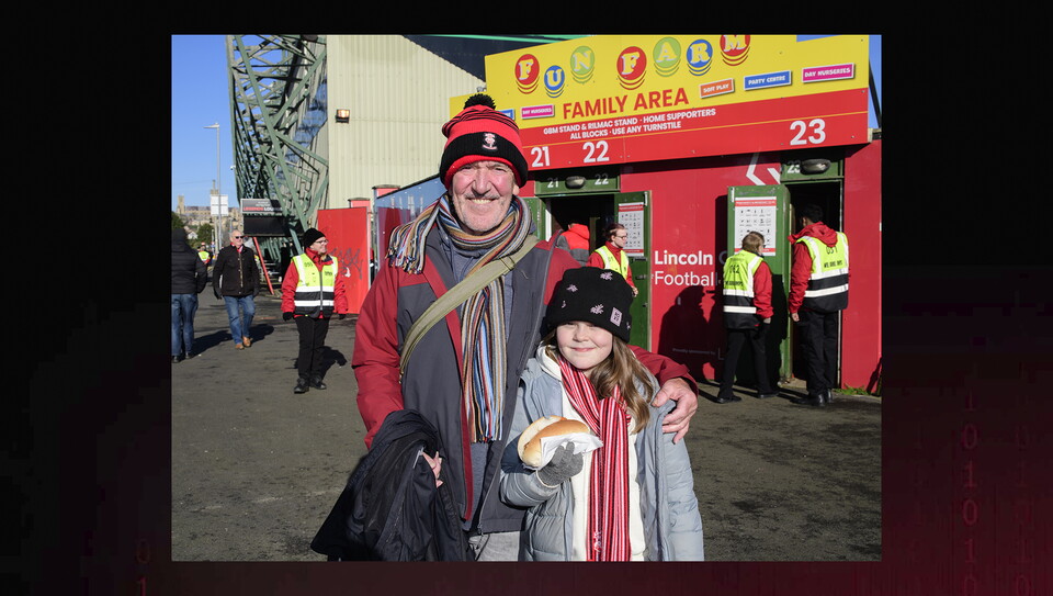 A fans photo from City’s home game against Bolton Wanderers
