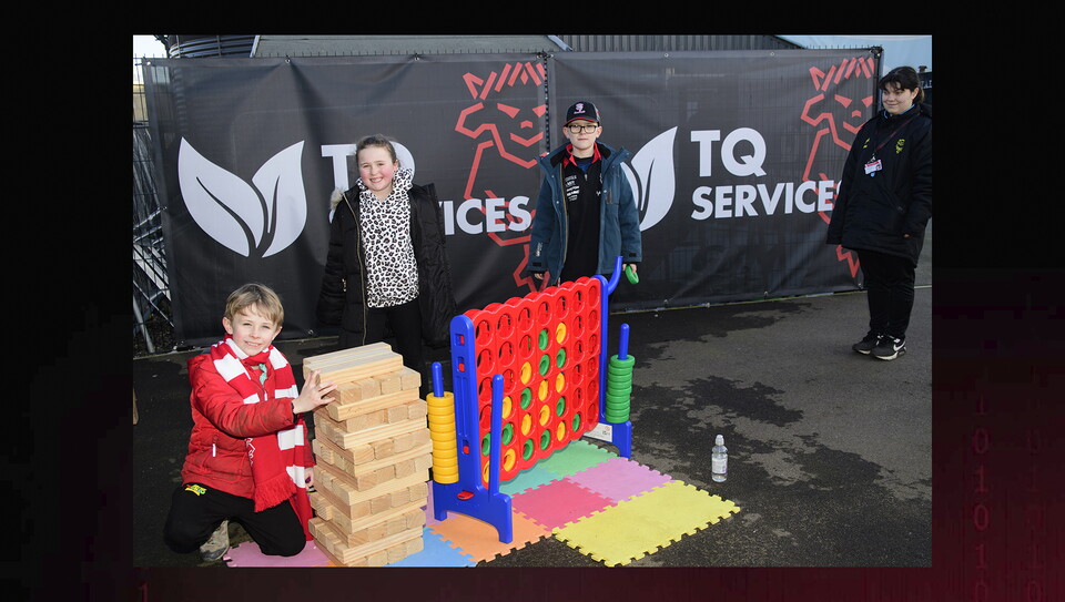 A fans photo from City’s home game against Bolton Wanderers