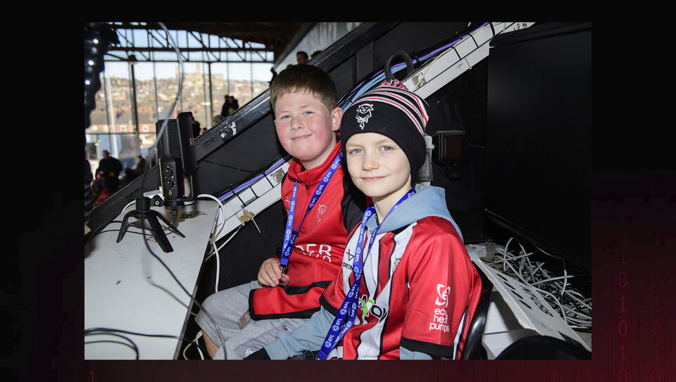 A fans photo from City’s home game against Bolton Wanderers