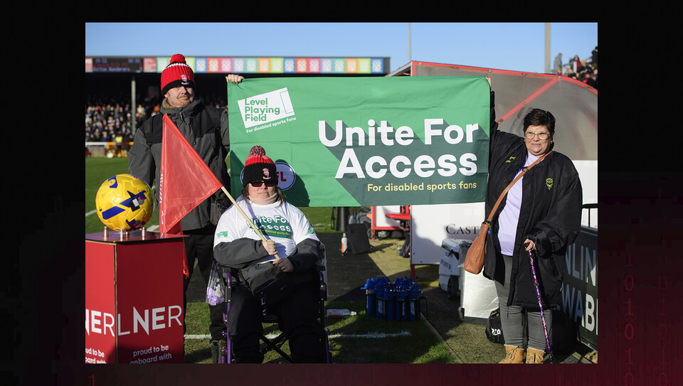 A fans photo from City’s home game against Bolton Wanderers