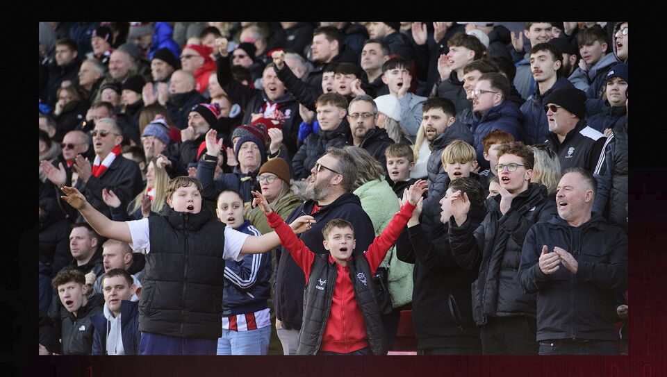 A fans photo from City’s home game against Bolton Wanderers
