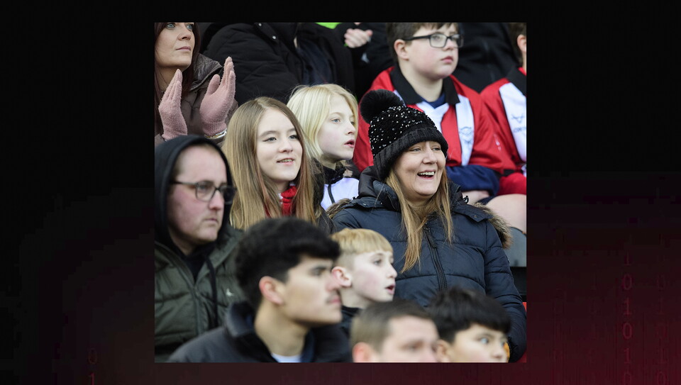 A fans photo from City’s home game against Bolton Wanderers