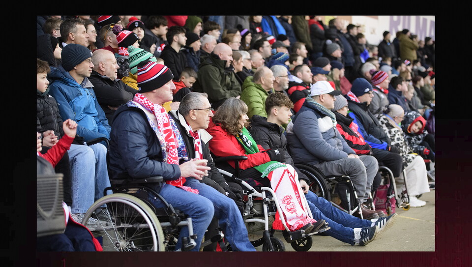 A fans photo from City’s home game against Bolton Wanderers