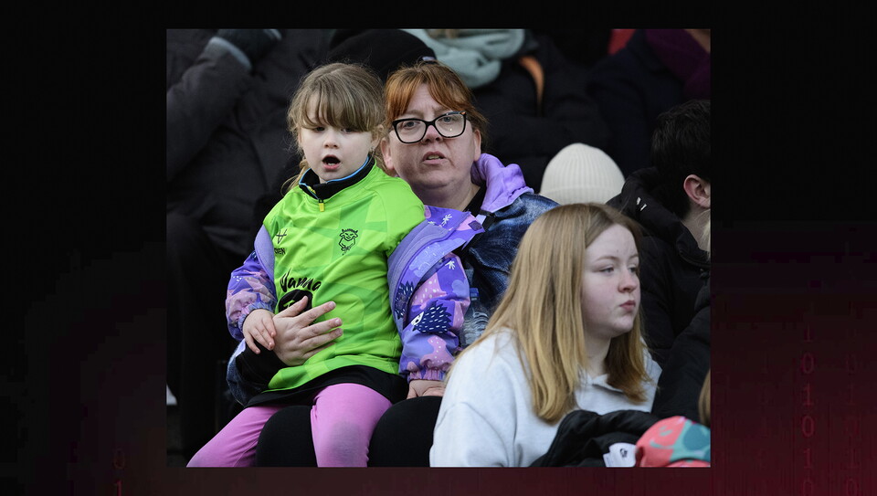 A fans photo from City’s home game against Bolton Wanderers
