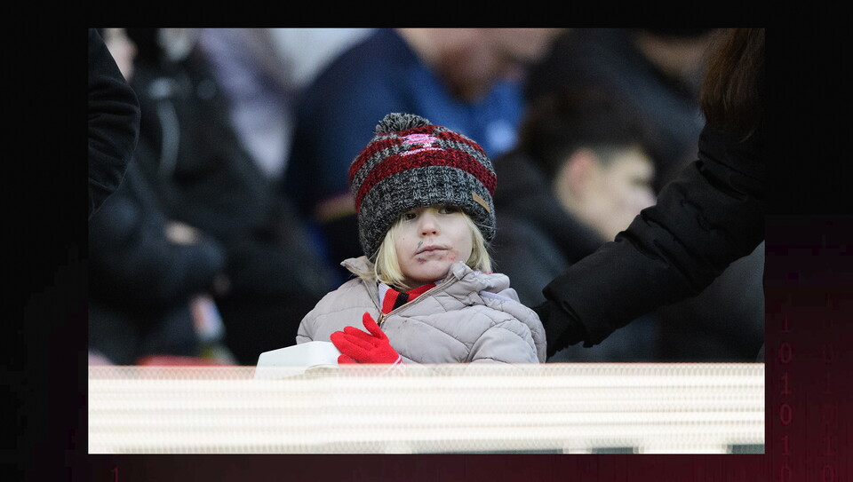 A fans photo from City’s home game against Bolton Wanderers