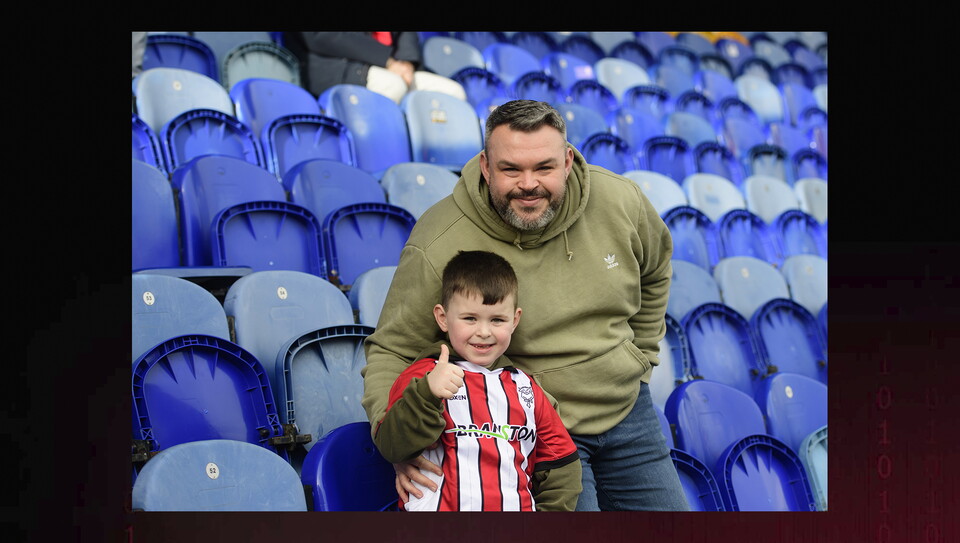 A fans image from City’s 2-0 away win at Mansfield Town