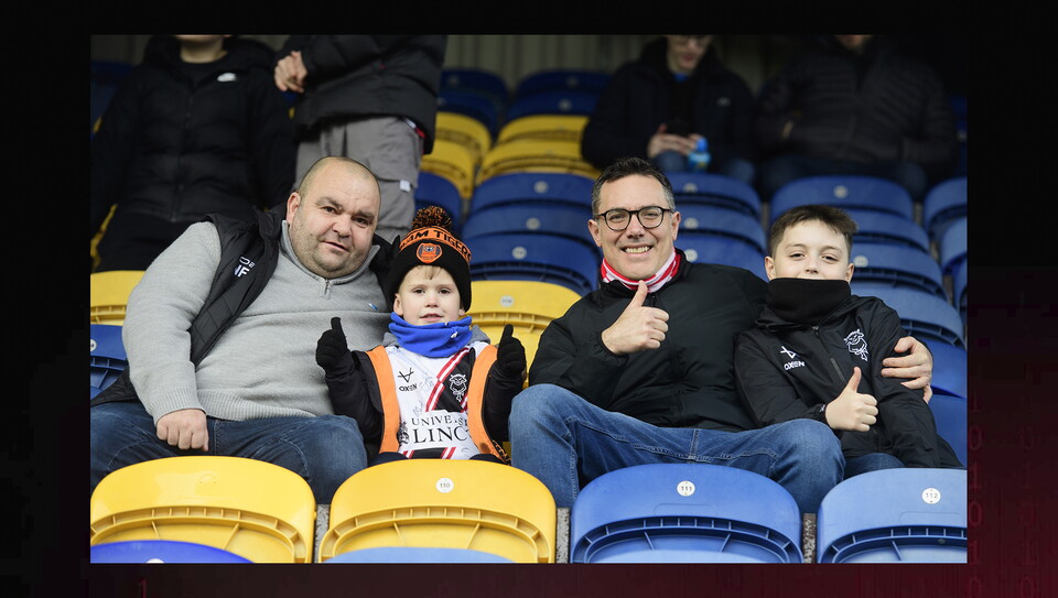 A fans image from City’s 2-0 away win at Mansfield Town