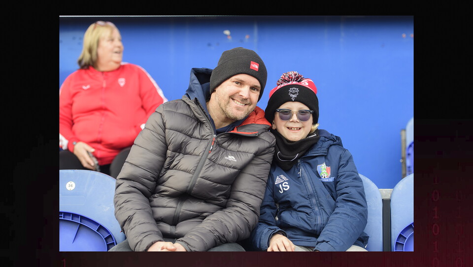 A fans image from City’s 2-0 away win at Mansfield Town