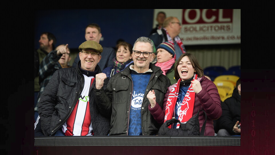 A fans image from City’s 2-0 away win at Mansfield Town
