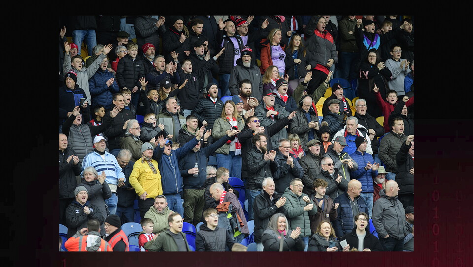 A fans image from City’s 2-0 away win at Mansfield Town