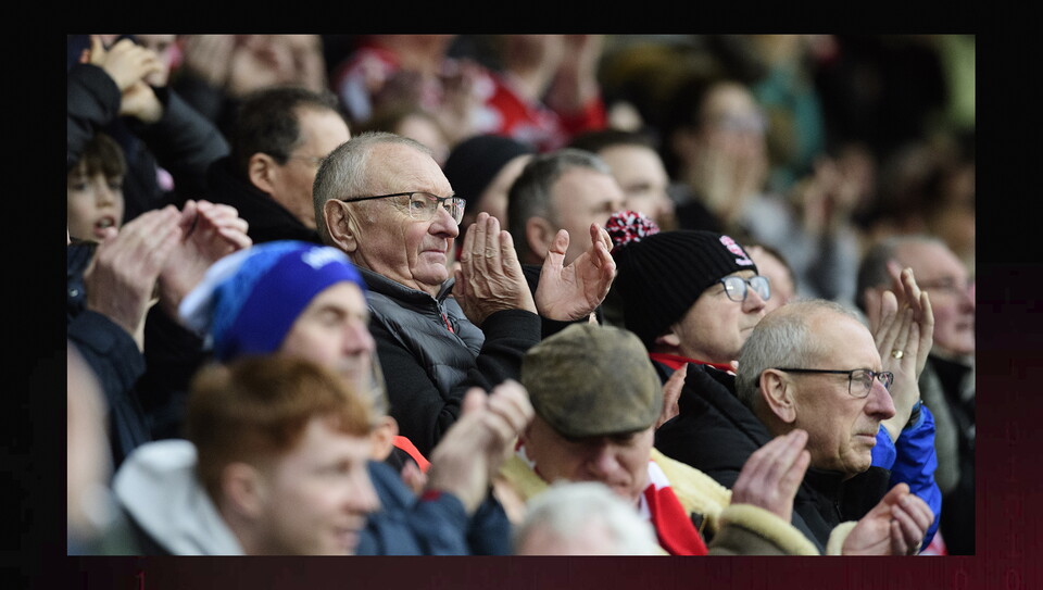 A fans image from City’s 2-0 away win at Mansfield Town