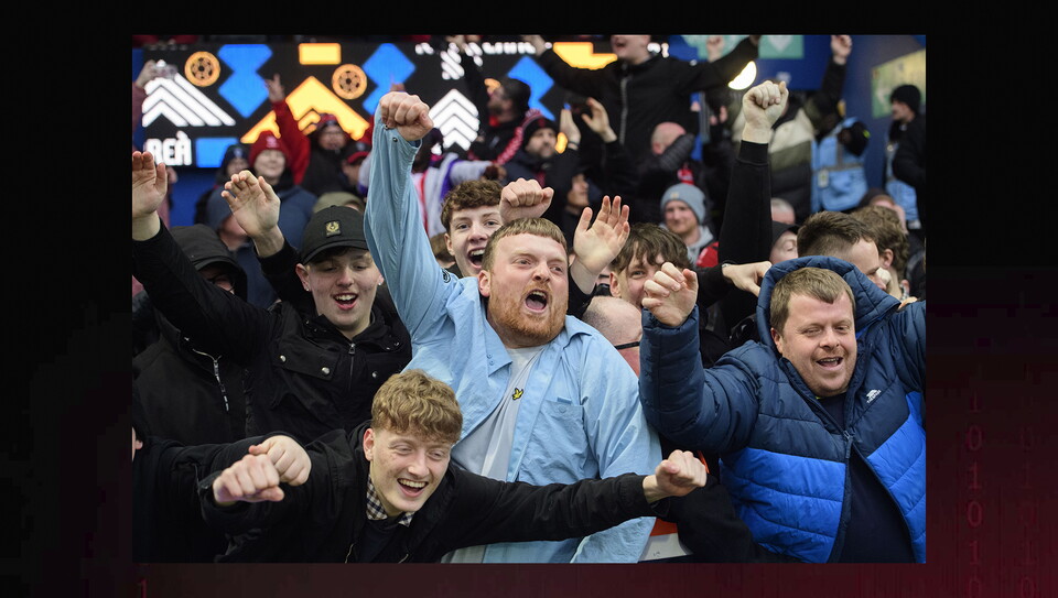 A fans image from City’s 2-0 away win at Mansfield Town